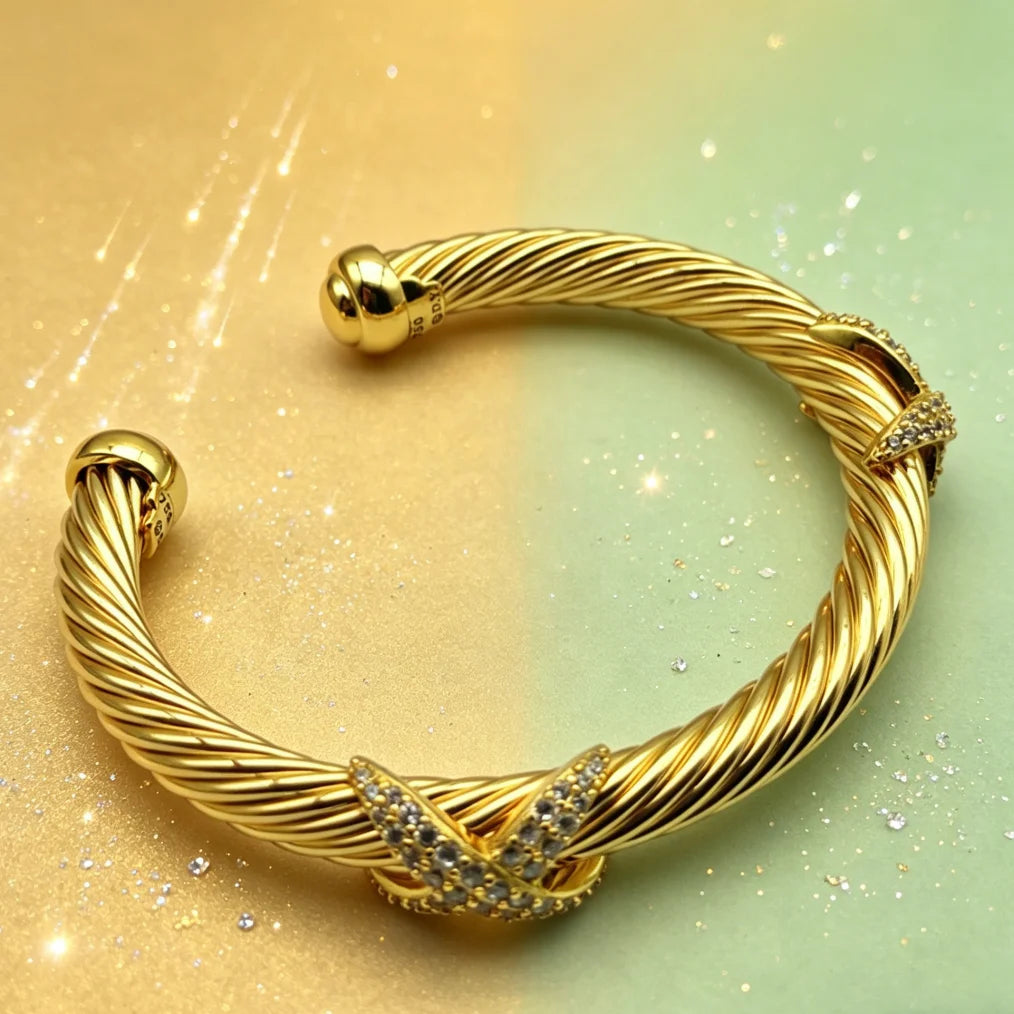 2026 New High-Quality Bangle Series Jewelry Minimalist Fashion Design Valentine's Day Gift Suitable for Any Occasion  SZ11 TAVEN System LLC
