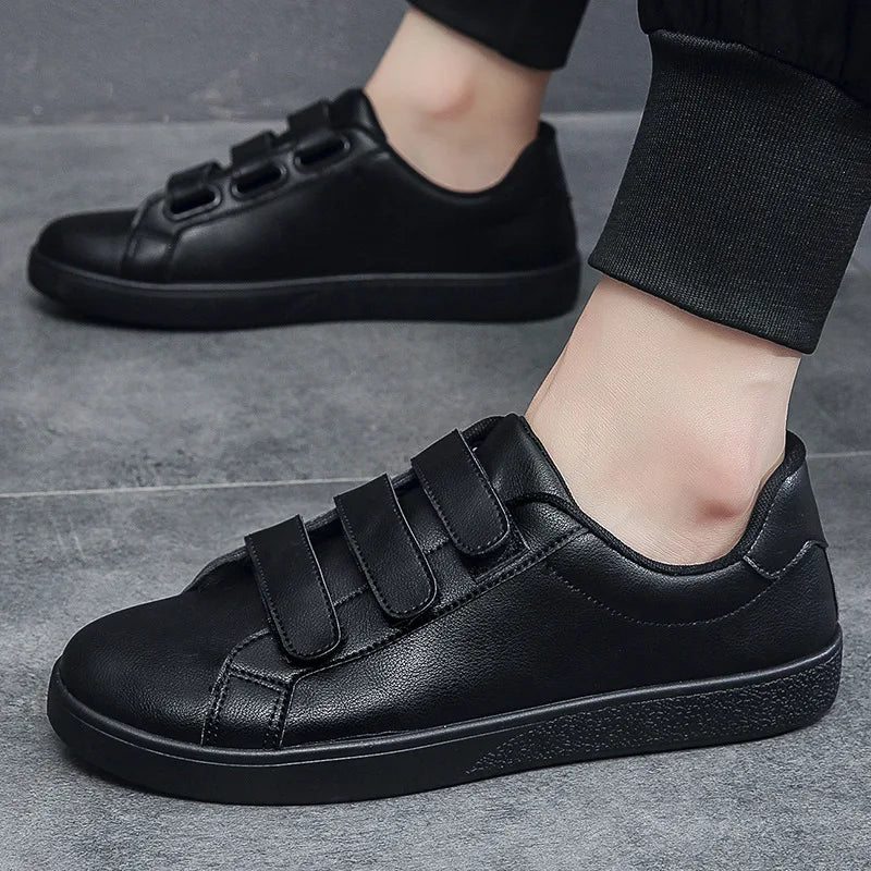 Men White Skateboard Shoes Non Slip Casual Loafers Sneakers TAVEN System LLC