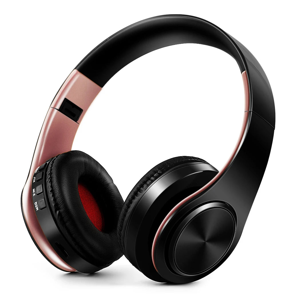 2026 Wireless Bluetooth Stereo Headset Upgrading Sports Overhead Earphone with Mic for Smart Phone TV PC Tablet - Music TAVEN System LLC