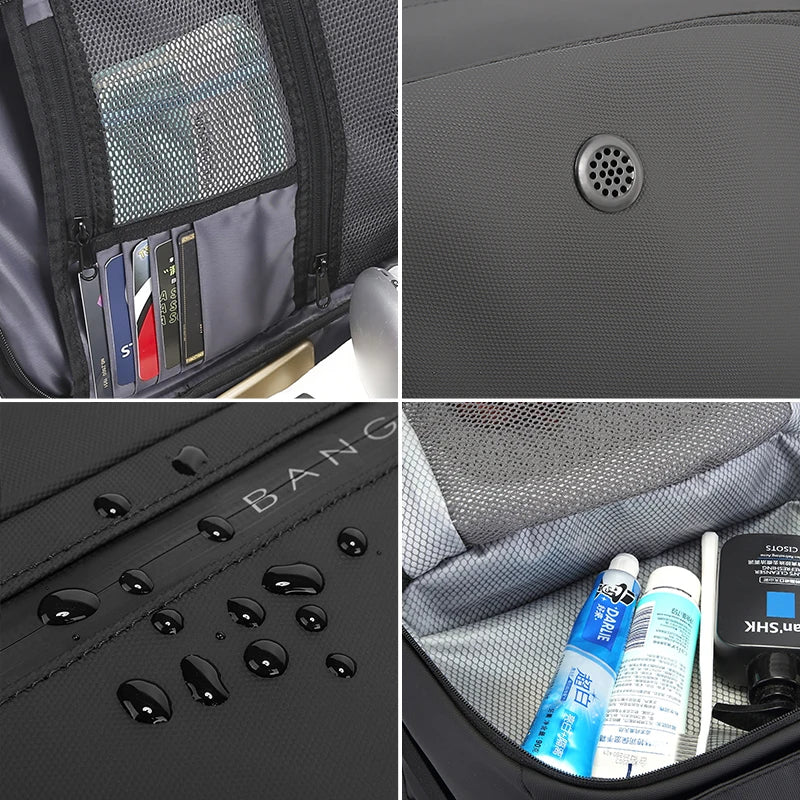 BANGE Carry On Travel Backpack Cabin Bag Men Laptop Luggage Bag TAVEN System LLC