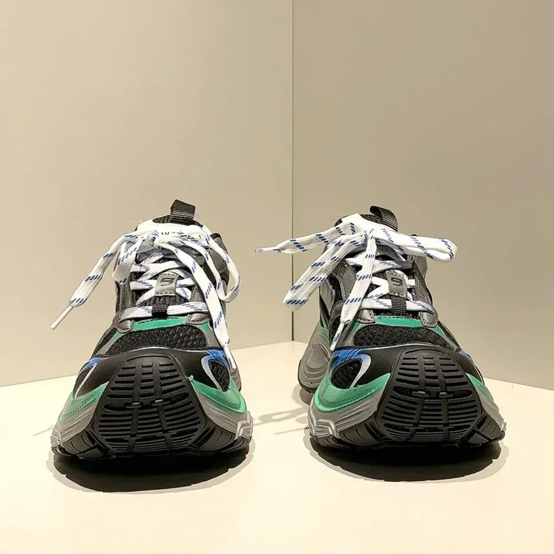 Shoes for Men Male Sneakers Couples Outdoor Sports Casual Women Shoes Man Vulcanized Genuine Leather Walking Platform Men Shoes TAVEN System LLC