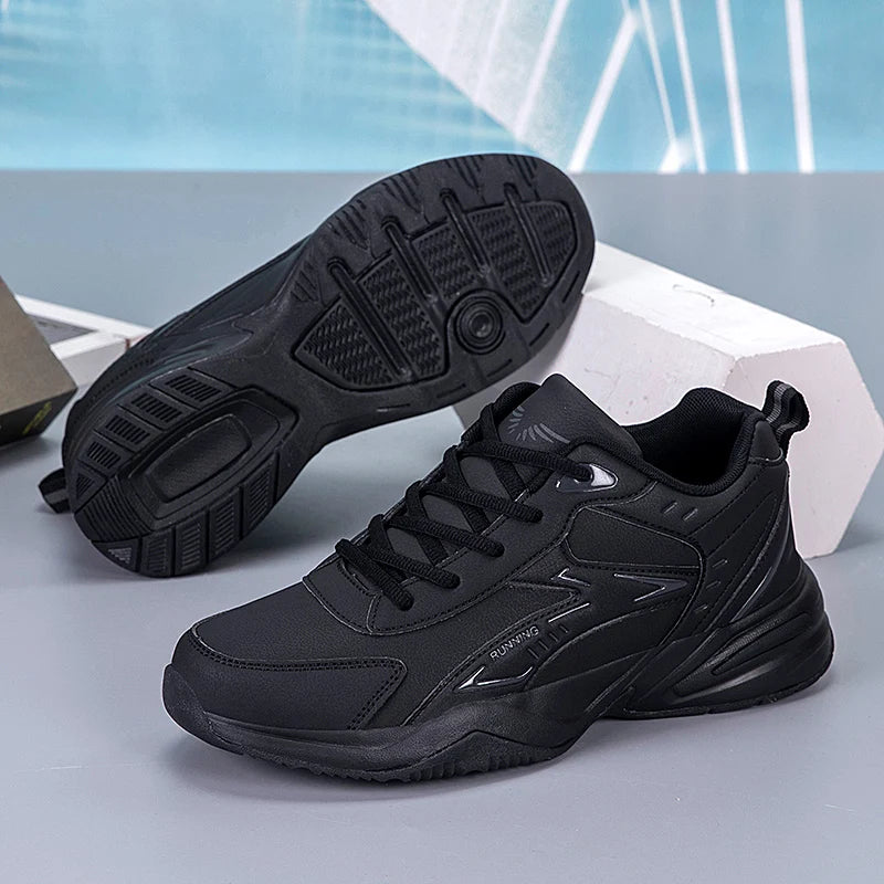 Men Waterproof Leather Hiking Shoes Outdoor Sports Sneakers