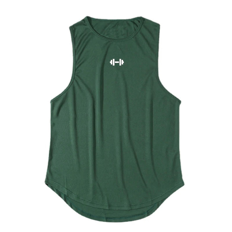 Summer Men's Gym Tank Top Fitness Training Clothing Quick-drying Loose Bodybuilding Sleeveless Shirt Men Fashion Basketball Vest TAVEN System LLC