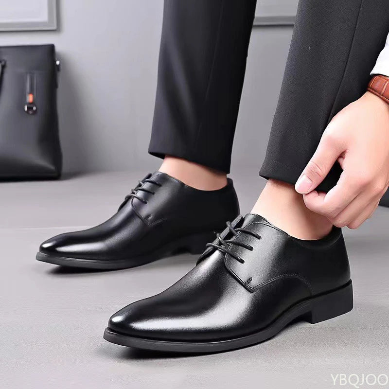 Large size fashionable men's office formal shoes low cut daily comfortable pointed multifunctional men's wedding men's shoes TAVEN System LLC