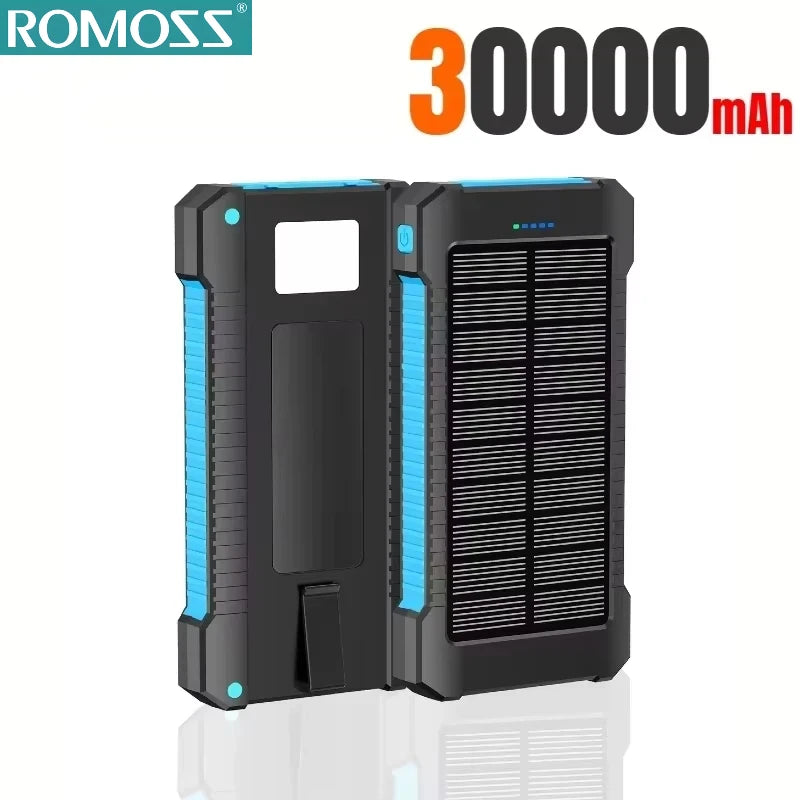 ROMOSS 120W 500000mAh Solar Power Bank Portable Large Capacity Super Fast Charging Outdoor External Battery for iPhone 17/16/15 - TAVEN System LLC