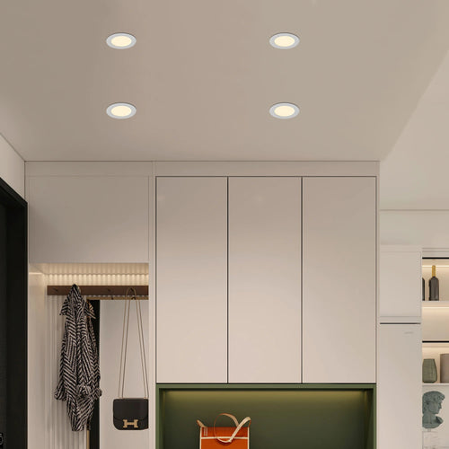 12 Pack LED Recessed Ceiling Lights Dimmable Downlight Kit 5000K TAVEN System LLC