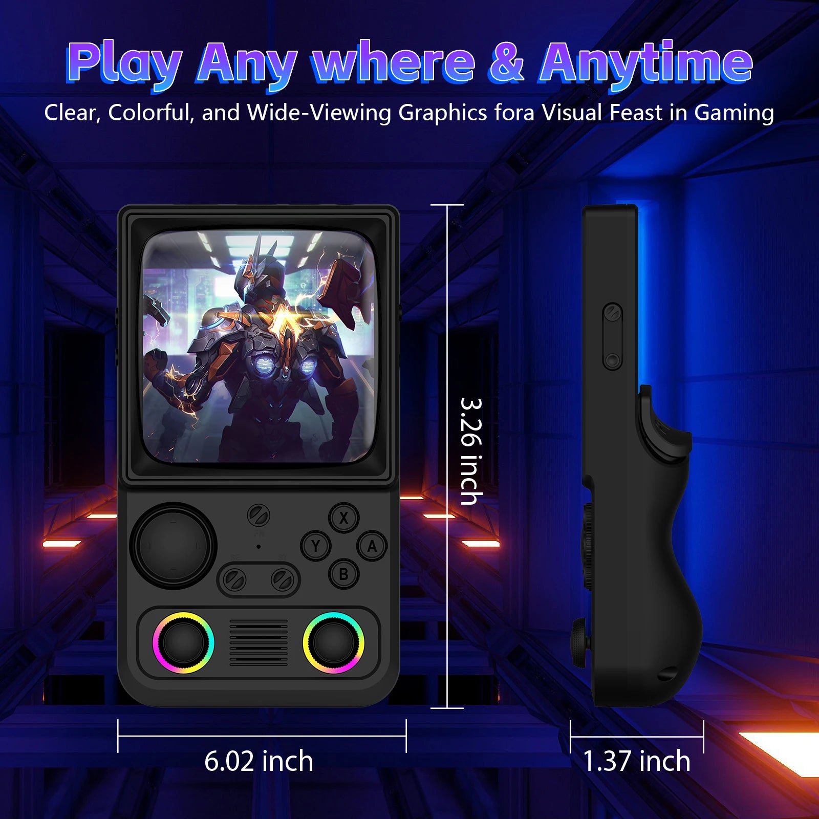 AISLPC R36T MAX Handheld Game Console 64/128G 4.0" IPS Screen 22000+Games 5G Portable Pocket Game Player TAVEN System LLC