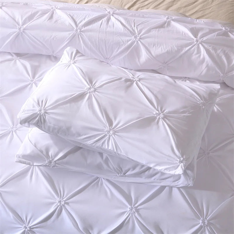 Queen Comfort Set 3Pieces, Gray Bed in a Bag Comforter Set for Bedroom, Beddding Sets without Comforter, Duvet cover&Pillowcases TAVEN System LLC