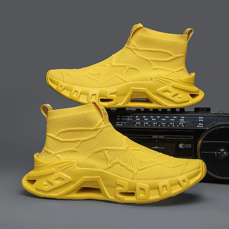 Men's Outdoor Sports Shoes - High-Top Sports Shoes Are Novel and Fashionable, Non-Slip and Durable, Suitable for All Seasons, TAVEN System LLC