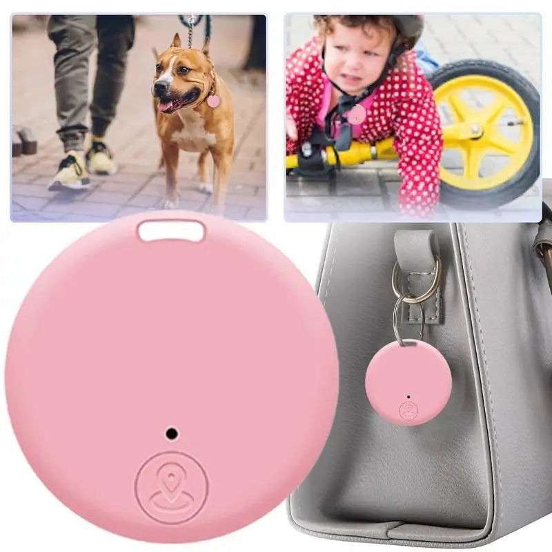 Mini GPS Mobile Bluetooth 5.0 Tracker Anti-Lost Device Round Anti-Lost Device Pet Kids Bag Wallet Tracking Smart Finder Locator TAVEN System LLC