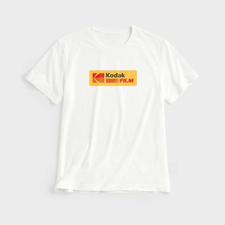 Kodak Polychrome Rainbow Back Print Unisex Cotton T Shirt Vintage Retro Short Sleeve Tee Y2K  Casual Streetwear Film Graphic Top TAVEN System LLC