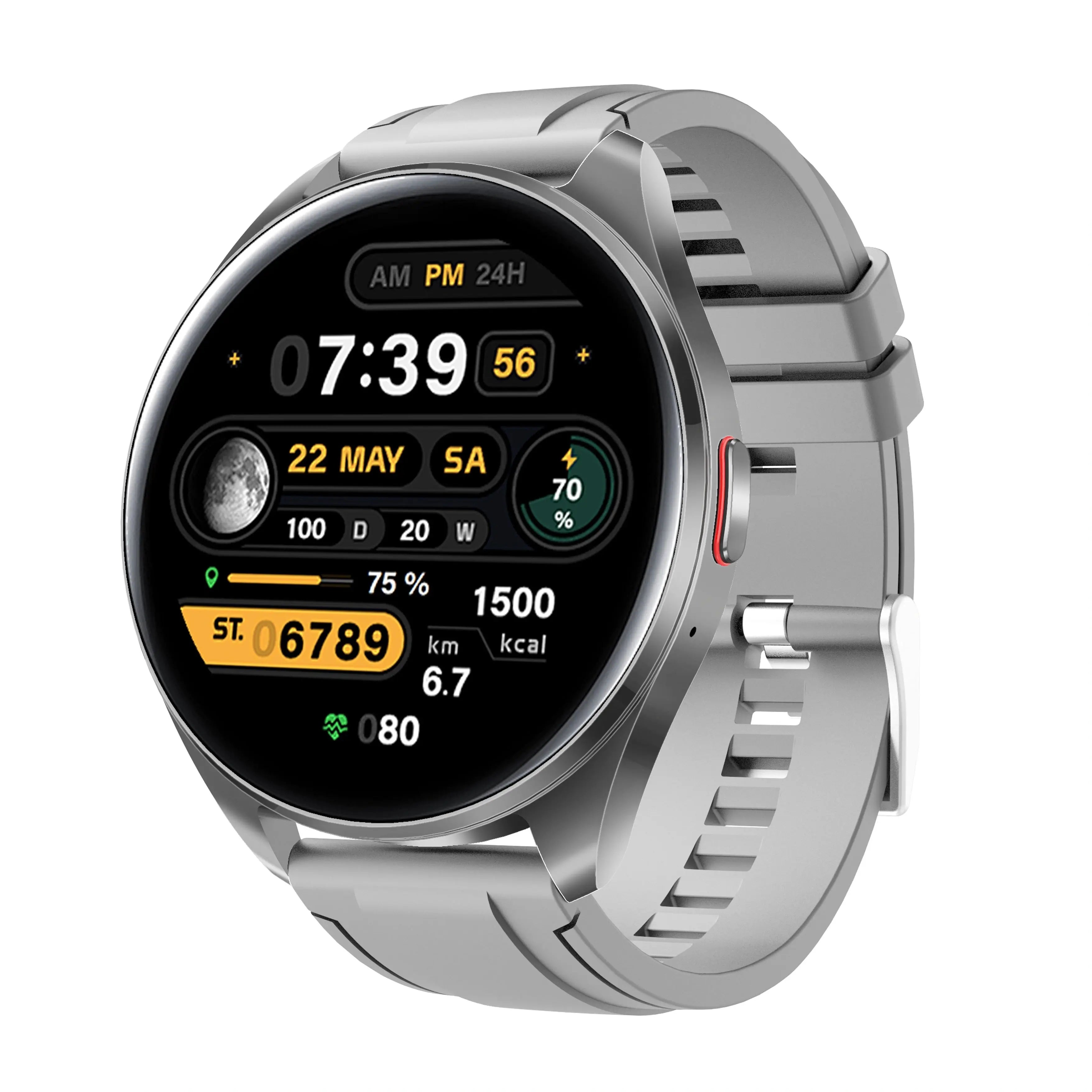 Smart Watch for Men & Women, Wireless Calling Dialing 100+ Sport Modes Fitness Tracker with Various APP Reminders Call Message Reminder Touch Screen Compatible with IOS Android Wearable Smart Bracelet Digital Wristwatch Fall TAVEN System LLC