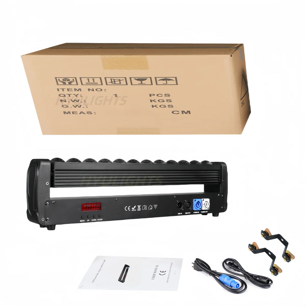 1/2/4PCS 200W 2 Sides Beam Curtain&Strobe 360°Infinite rotation LED Moving head DJ Bar Stage Effect Light TAVEN System LLC