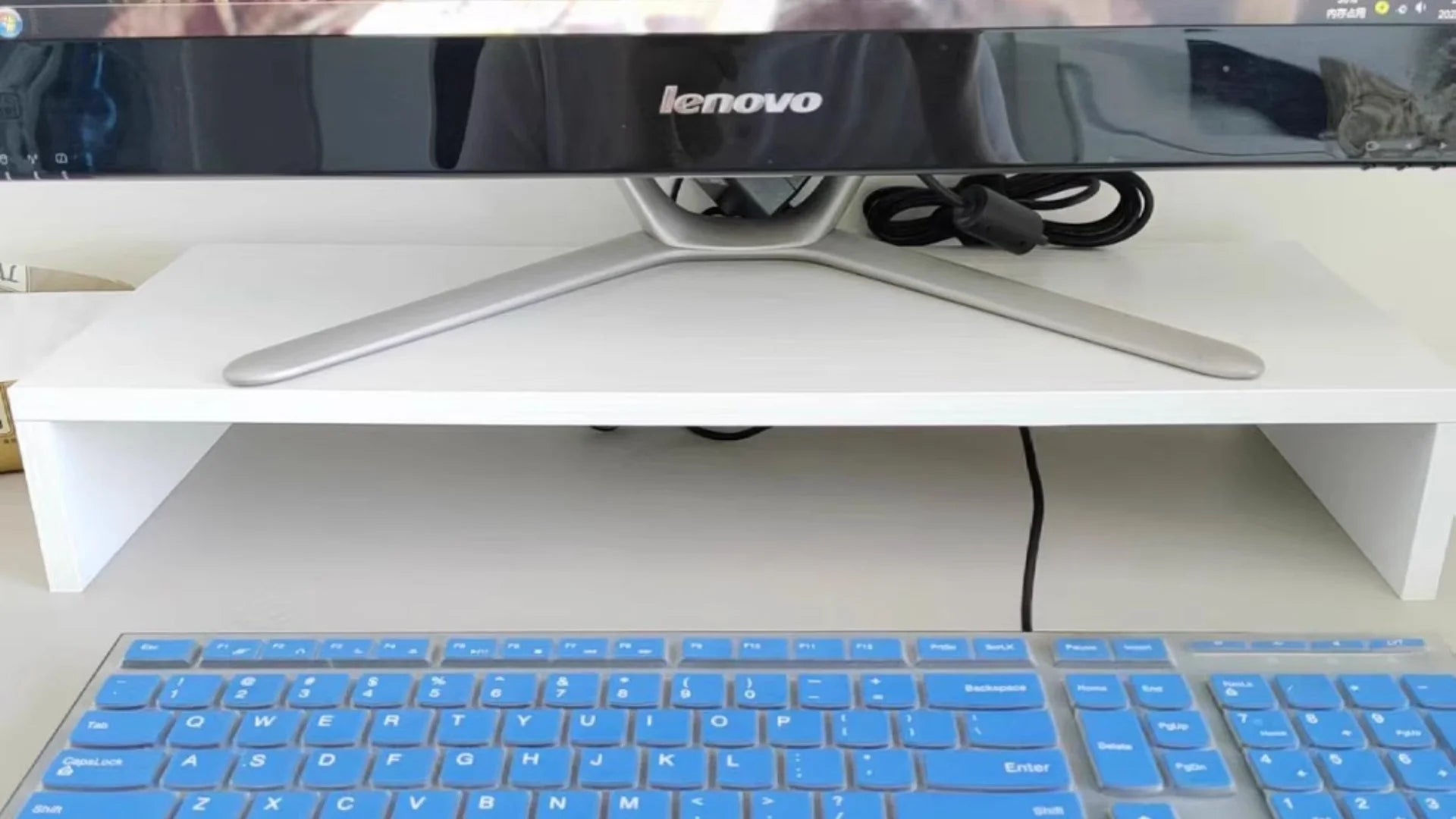 Desktop Computer Taller Stand Office Desktop Shelf Monitor Screen Storage Base Notes TAVEN System LLC