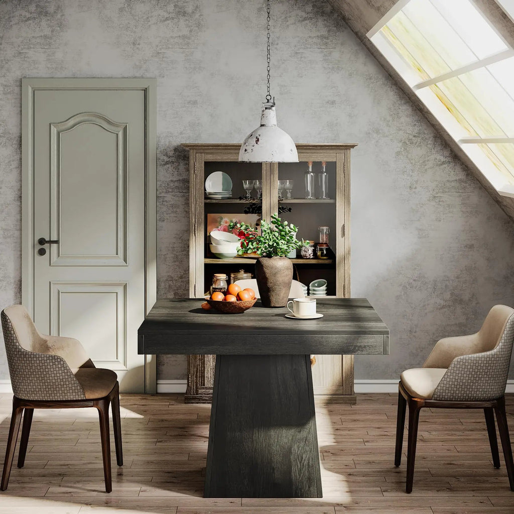 Tribesigns 31.5 Inch Farmhouse Square Dining Table TAVEN System LLC