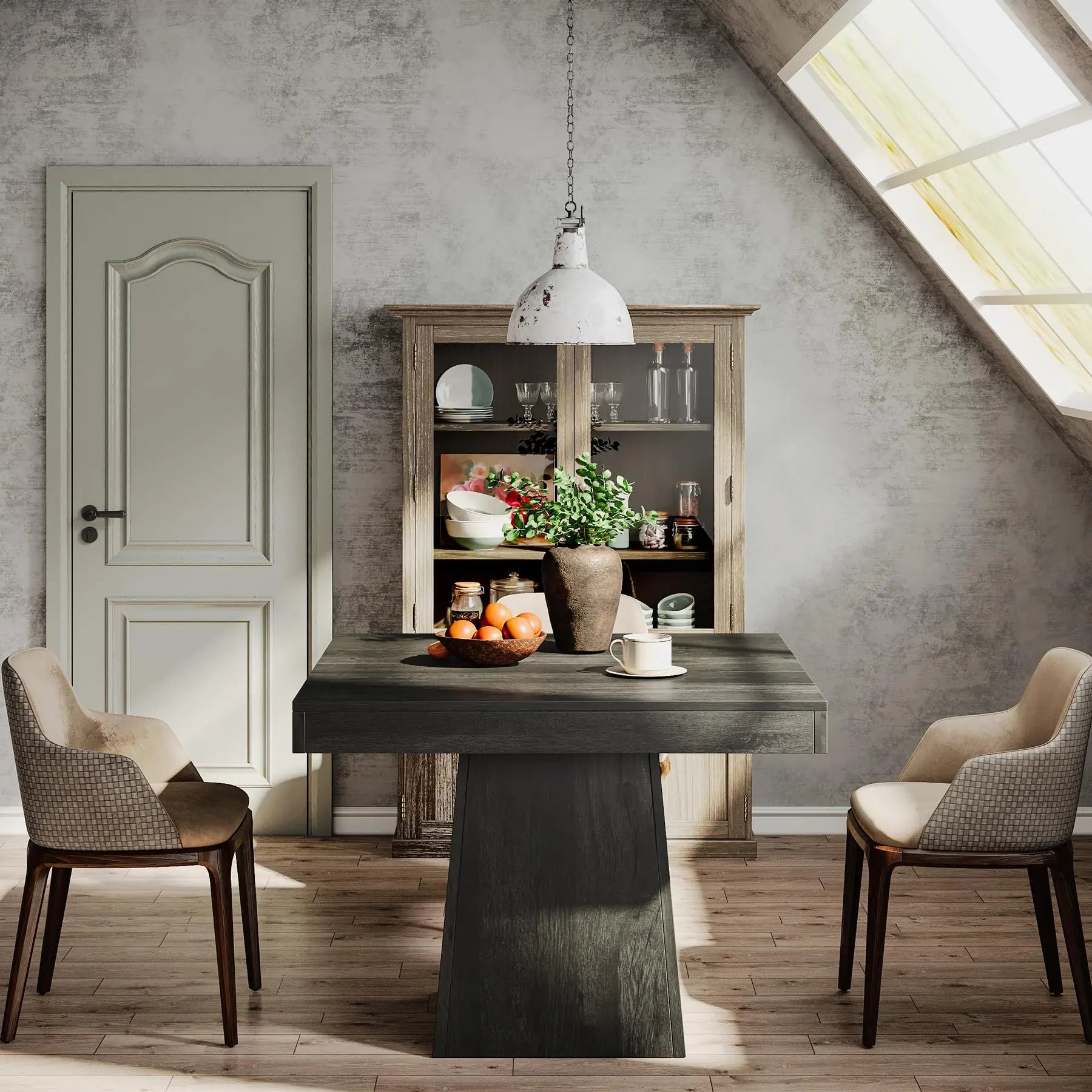 Tribesigns 31.5 Inch Farmhouse Square Dining Table TAVEN System LLC