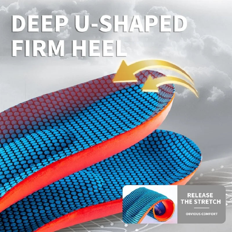 Sport Orthopedic Insoles for Feet Men Women EVA Breathable Shock Absorption Shoes Insole for Running Basketball Sport Care Pads TAVEN System LLC