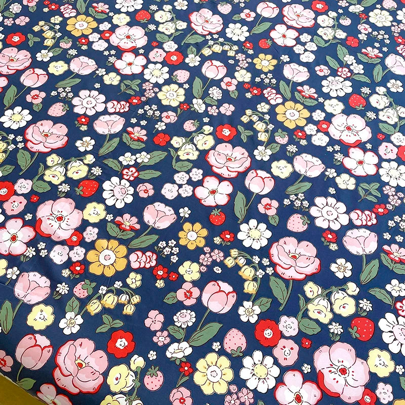 1pc Bed Sheet Flower Printed Top Sheets Single/Queen/King Bedsheet for Double Beds Floral Flat Bed Sheet(without pillowcase) TAVEN System LLC