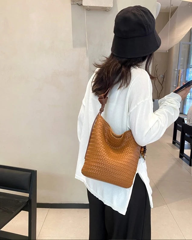 Women Luxury PU Leather Shoulder Bag Elegant Designer Clutch Bag TAVEN System LLC