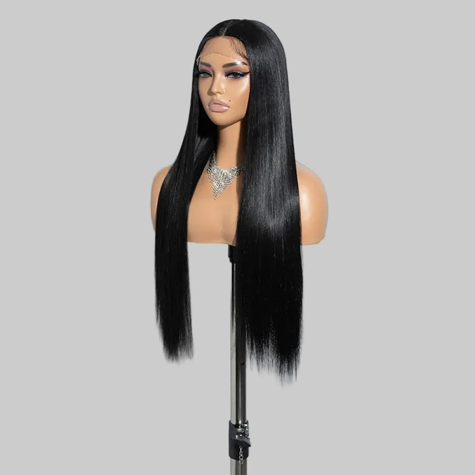 Noble 30 inch straight synthetic lace front wig for women