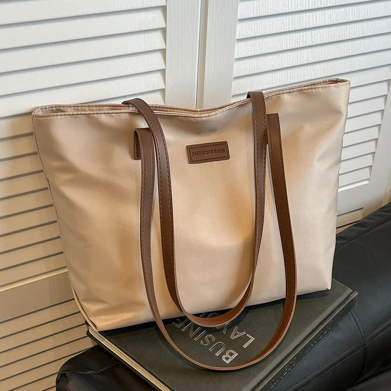 Women Oxford Cloth Waterproof Shoulder Tote Bag Large Capacity