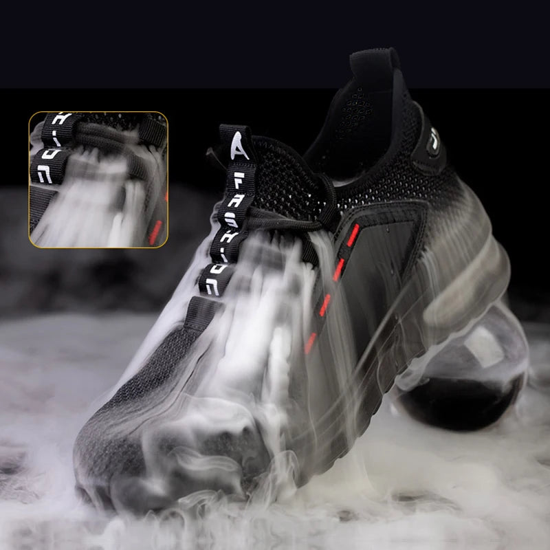 Men Air Cushion Safety Shoes Indestructible Work Shoes Sneakers Steel Toe Anti-smash Industrial Shoe Puncture-Proof footwear TAVEN System LLC