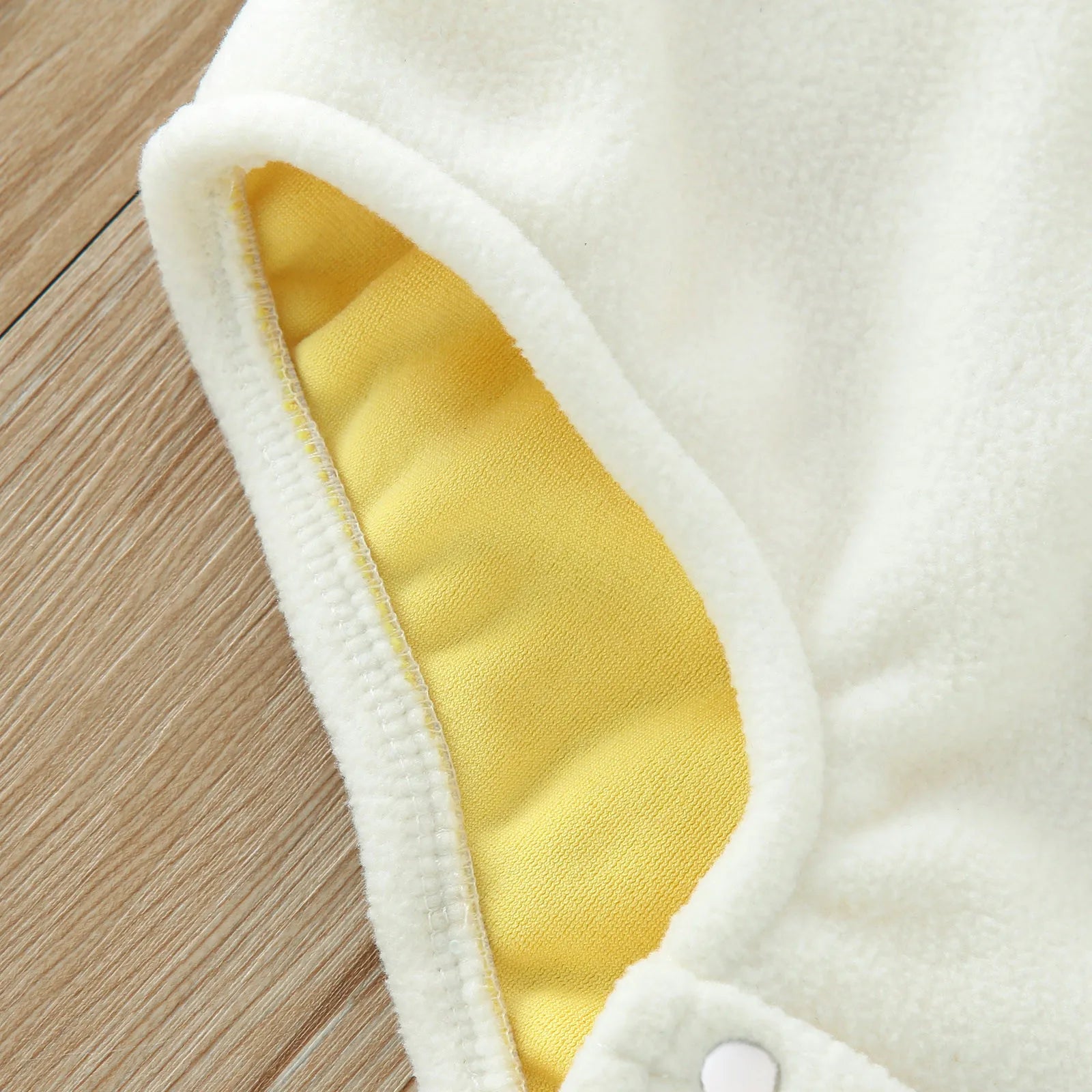 Baby Chicken Hooded Fleece Romper Cute Animal Costume Outfit