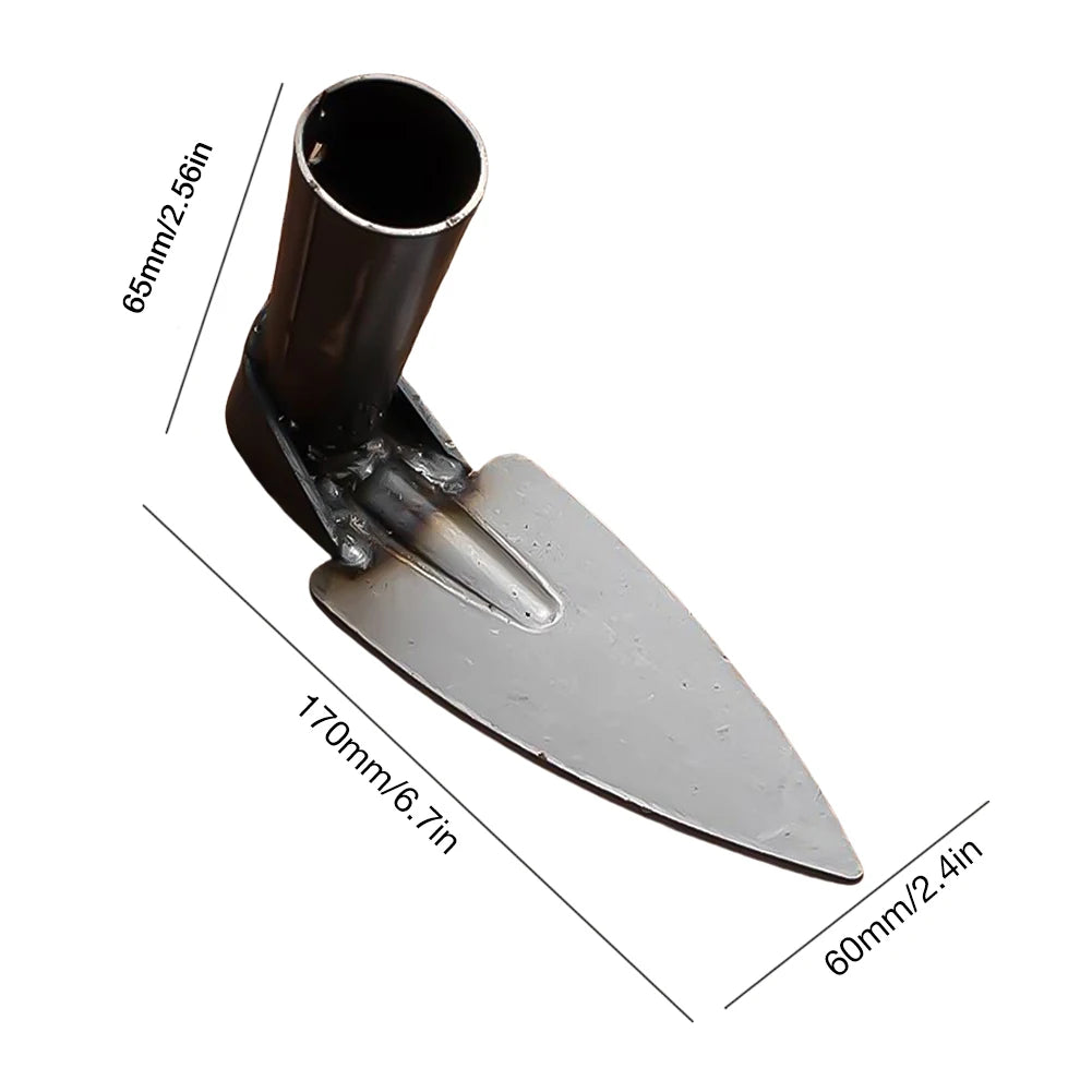 Carbon steel garden hoe for digging weeding and soil loosening