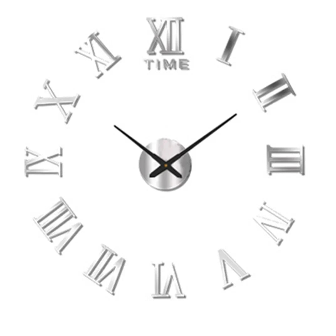 New Modern Design Large Wall Clock 3D DIY Quartz Clocks Fashion Watches Acrylic Mirror Stickers Living Room Home Decor Horloge - TAVEN System LLC