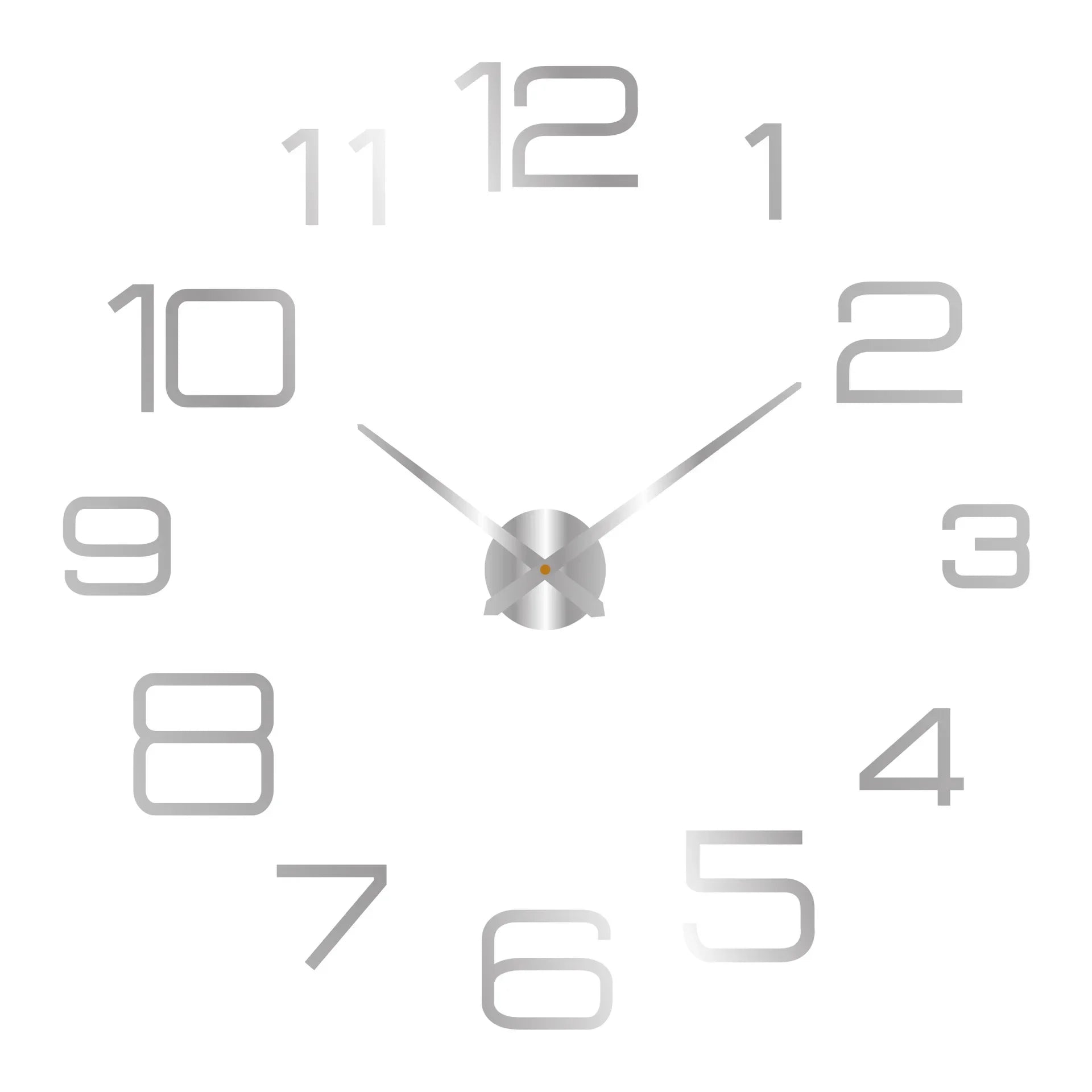 New Modern Design Large Wall Clock 3D DIY Quartz Clocks Fashion Watches Acrylic Mirror Stickers Living Room Home Decor Horloge - TAVEN System LLC