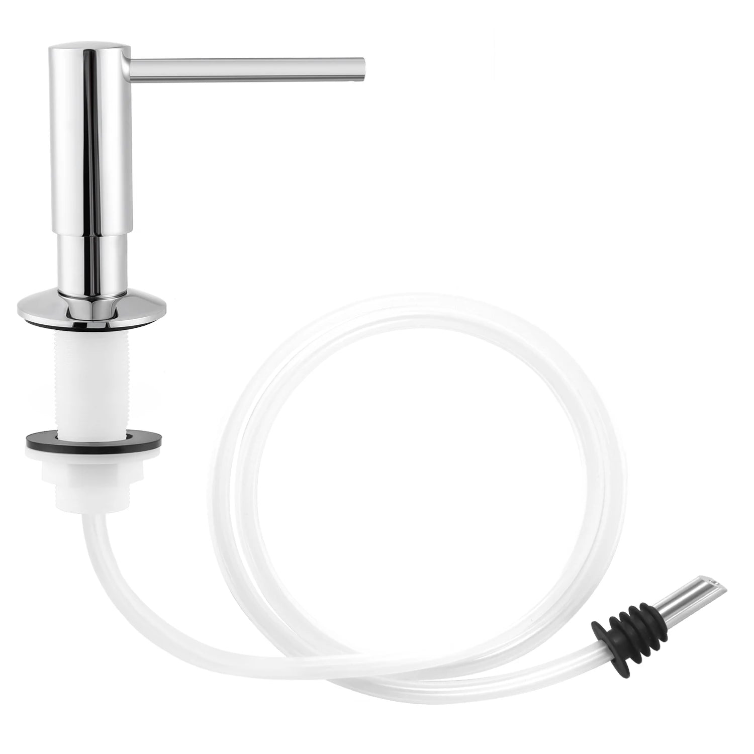 Samodra liquid Soap Dispenser With Extension Tube Kit Brass Pump Head For Kitchen Sink Bathroom accessories 4 color dispenser So TAVEN System LLC