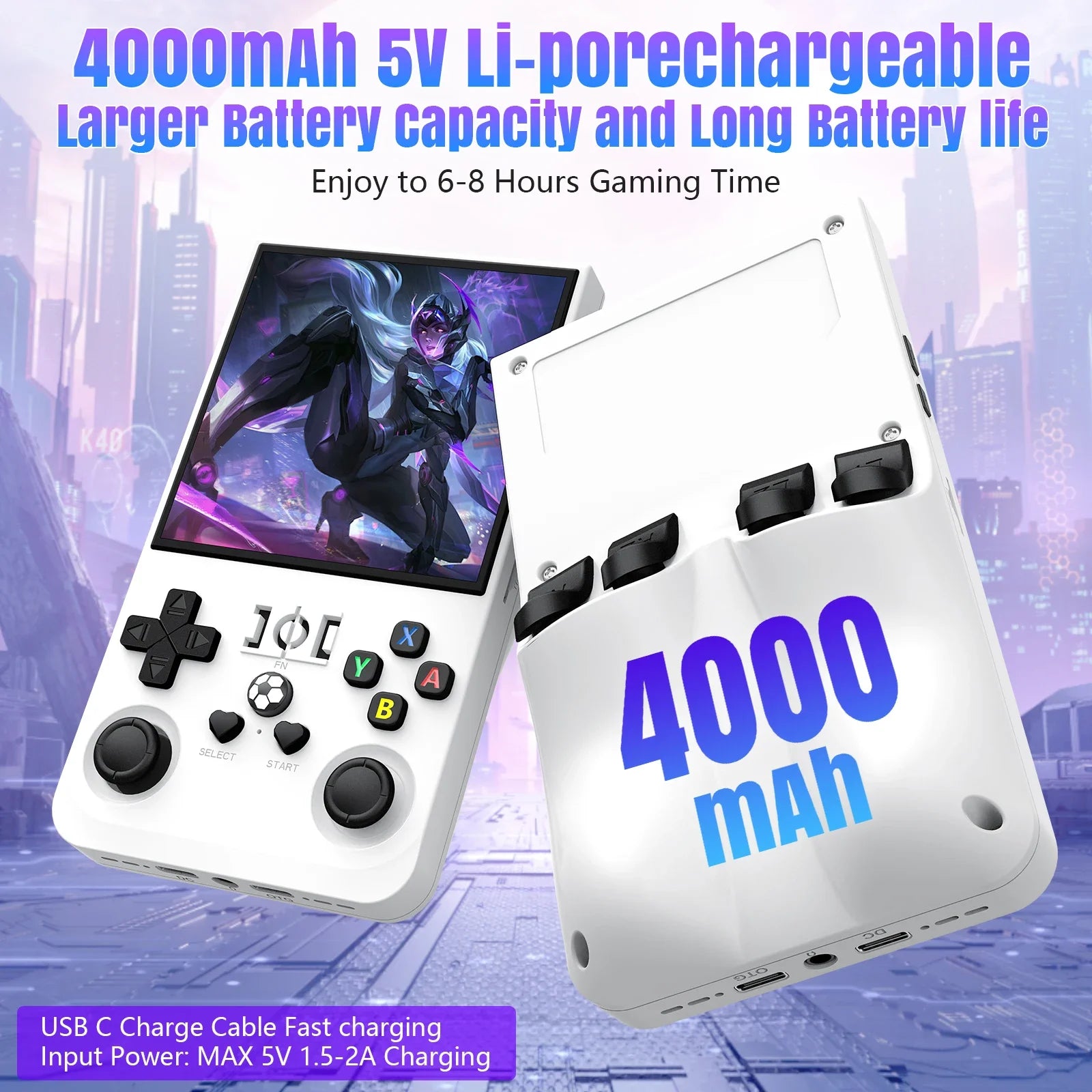 AISLPC R36Max Retro Handheld Game Console 4.0 Inch 64G/18000+ Games ship from US TAVEN System LLC