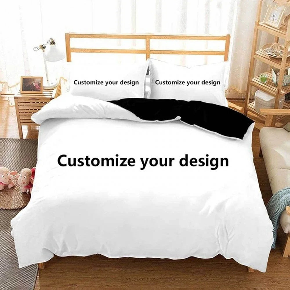 New Custom Bedding Set Customized 3D Printed Duvet Cover Sets with Pillowcase Twin Full Queen King Size POD Dropshipping TAVEN System LLC