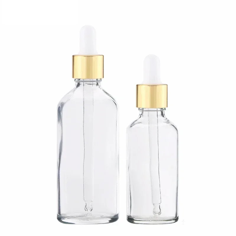 28PCS 30ml/50ml Glass Dropper Bottle Aromatherapy Liquid Drop for Massage Essential Oil Pipette Bottles Refillable TAVEN System LLC