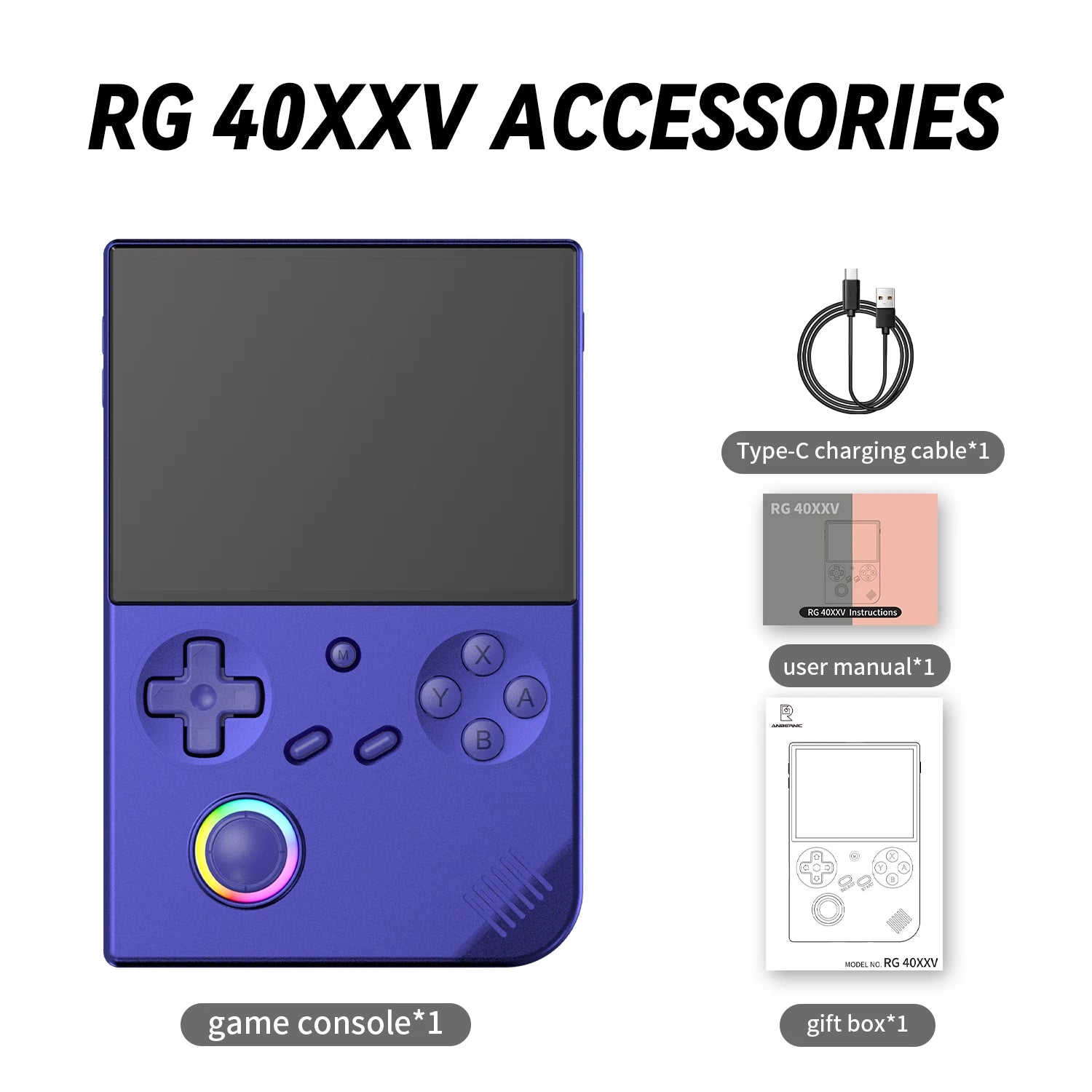 ANBERNIC RG40XXV & RG35XX Plus Retro Handheld Game Console 640*480 IPS Screen Linux 64-bit 5000Games Support WIFI,Bluetooth,HDMI TAVEN System LLC