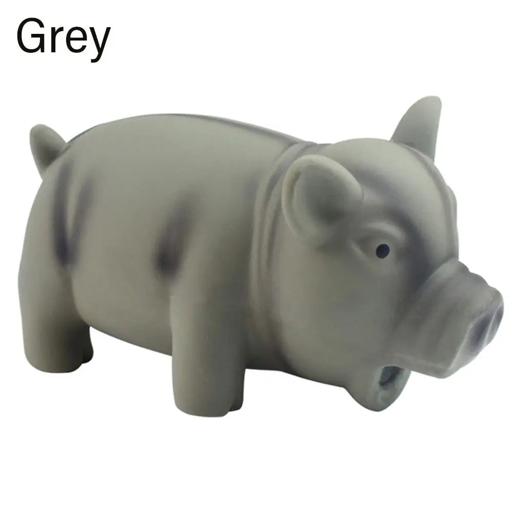 1PC Rubber Sound Pig Grunting Squeak Latex Pet Chew Toys for Dog Squeaker Chew Training Puppy Supplies Pet Products TAVEN System LLC