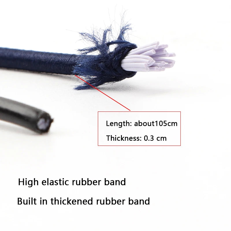 1 Pair No tie Shoelaces For Sneakers Elastic Shoelace Metal Spring Lock Man And Woman Shoe Accessories Lazy Shoe Laces 100cm TAVEN System LLC