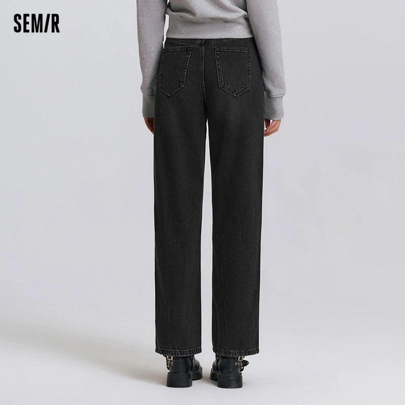 Semir Women Vintage c Trousers Comfortable Soft Jeans TAVEN System LLC