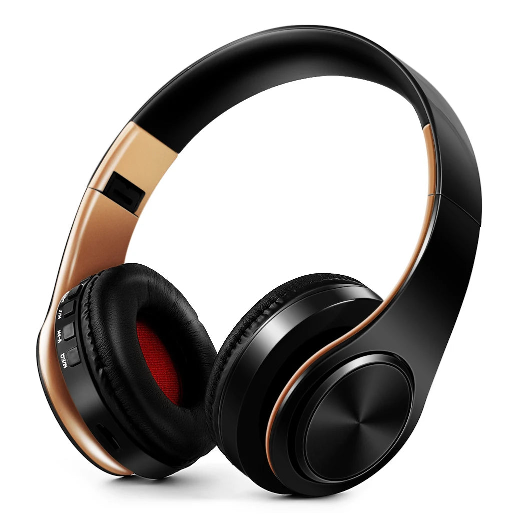 2026 Wireless Bluetooth Stereo Headset Upgrading Sports Overhead Earphone with Mic for Smart Phone TV PC Tablet - Music TAVEN System LLC