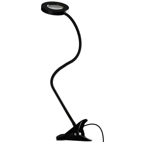 1pc, 5X Magnifying Glass with Light, Clip On LED Magnifying Lamp with Clamp, 3 Modes Dimmable for Reading, Crafts, DIY, Reading. TAVEN System LLC