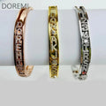 DOREMI Personalized Charms Slide Bangle English Letters 12 Birthstone Charm Heart Star Slide Bangle TAVEN System LLC