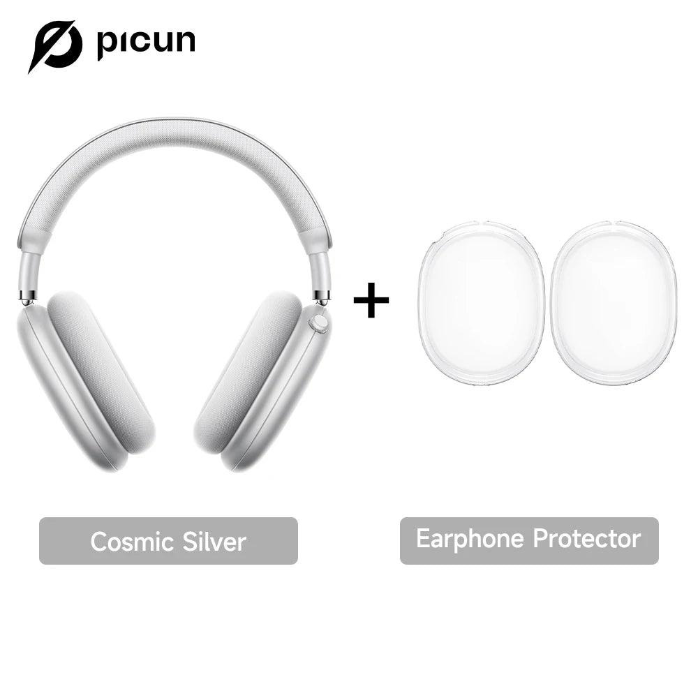 Picun F8 Pro ANC Wireless Headphones Head Tracking 3D Spatial Audio -52dB ANC HIFI Bluetooth Headset ENC HD Mic Low-Latency APP TAVEN System LLC