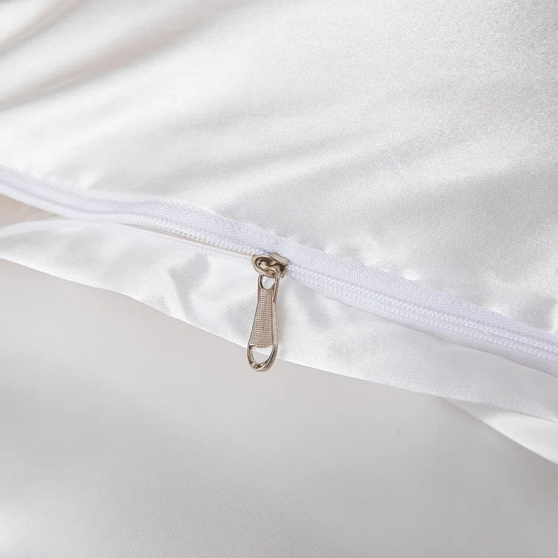 Kuup satin surface Duvet Cover Colored Bedding Set QUEEN KING Size Quilt Cover High Quality Skin Friendly Fabric Bedding Cover TAVEN System LLC