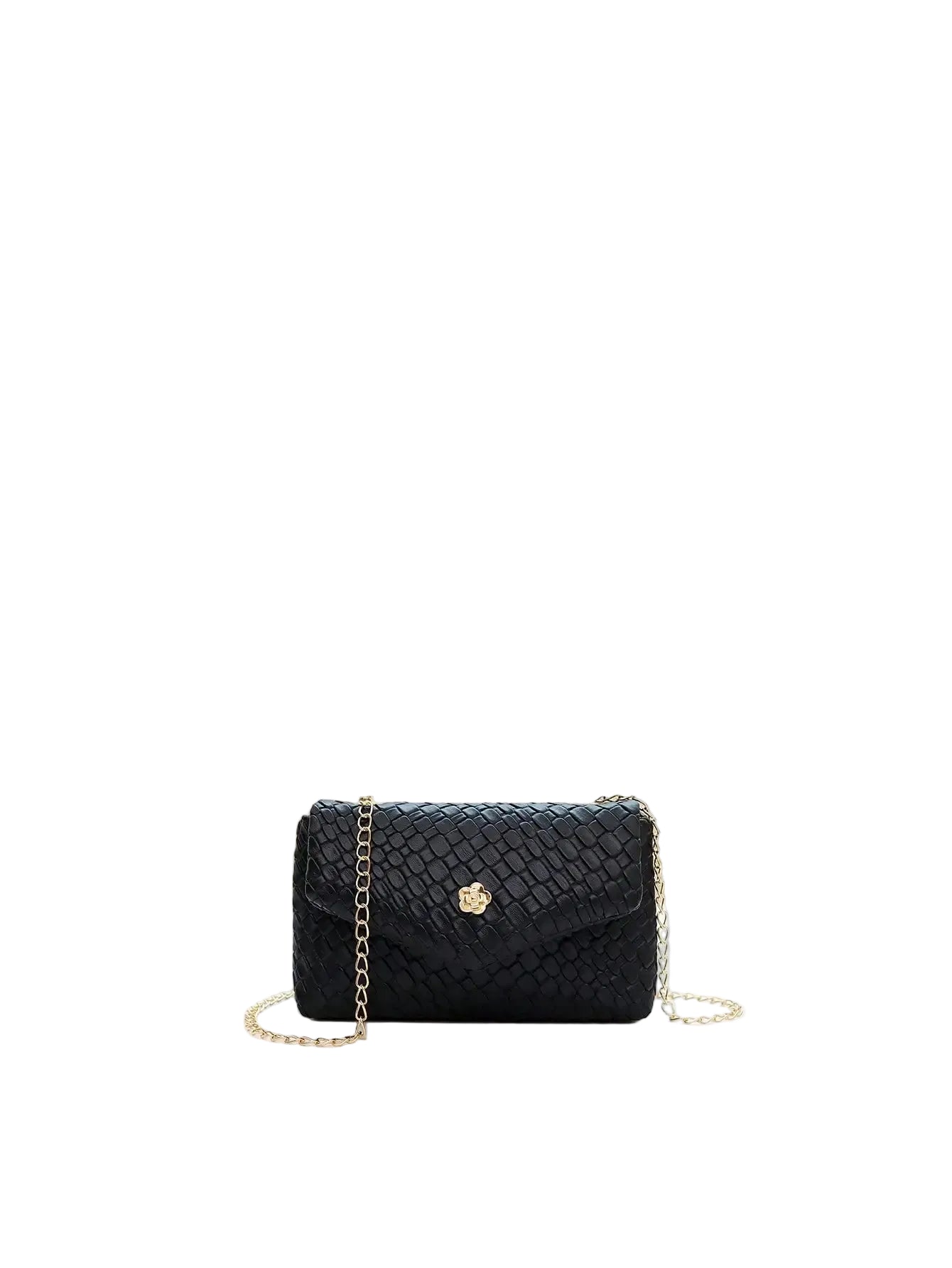 Mini Straw Look Flap Chain Crossbody Bag Women Phone Shoulder Purse TAVEN System LLC