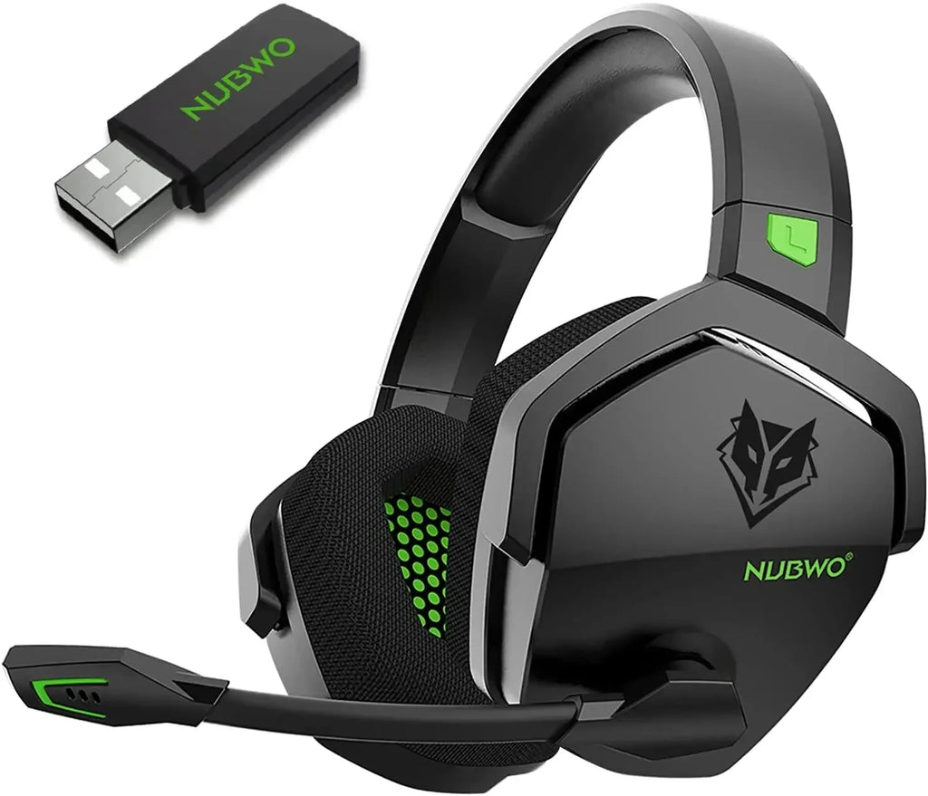 NUBWO G06 2.4G Dual Wireless Gaming Headset 5ms Low Latency 7.1 Surround ENC Mic For PC PS4 PS5 Gaming Bluetooth Headphones TAVEN System LLC