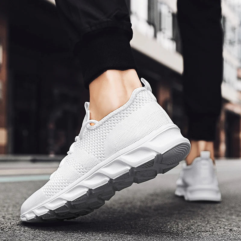 Men Breathable Mesh Running Shoes Lightweight Sports Sneakers TAVEN System LLC