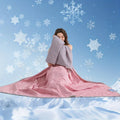 Large Cooling Blanket for SleepersDual-Sided Soft&Lightweight Summer Bedding,100% Polyester Woven Quilted Throw,Machine Washable TAVEN System LLC