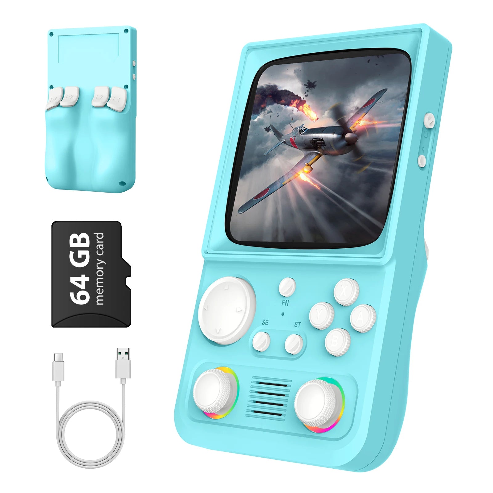 AISLPC R36T MAX Handheld Game Console 64/128G 4.0" IPS Screen 22000+Games 5G Portable Pocket Game Player TAVEN System LLC