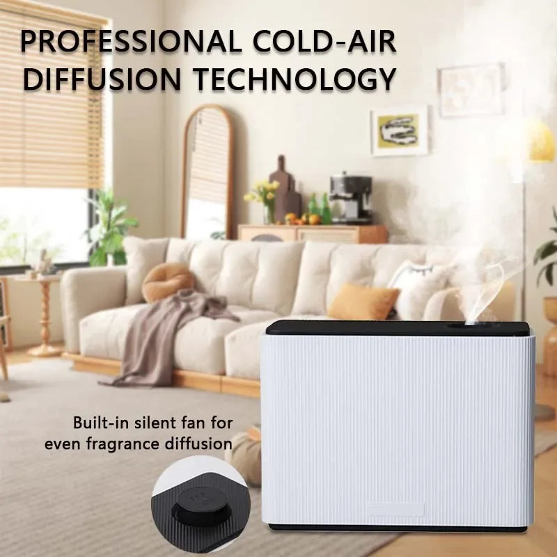NAMSTE 1000ML Fragrance Diffuser WIFI Bluetooth Smart Scent Air Machine For Home Hotel HVAC Aroma Diffuser Cover 4000m³ Black TAVEN System LLC