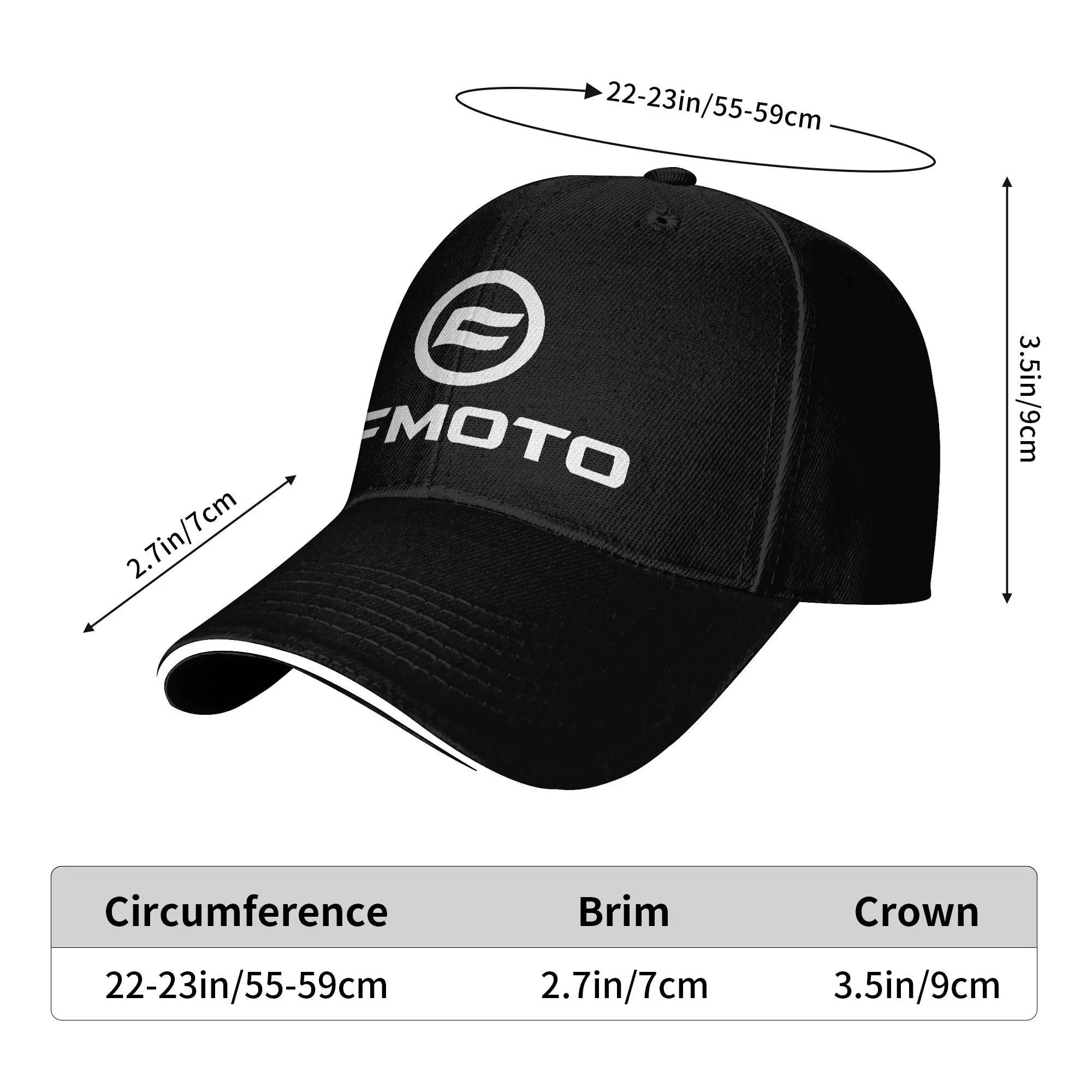 CFMOTO Logo Baseball Cap Adjustable Unisex Sun Travel Hat